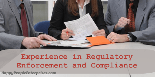 regulatory enforcement and compliance