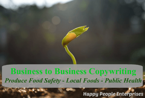 business to business agriculture copywriting