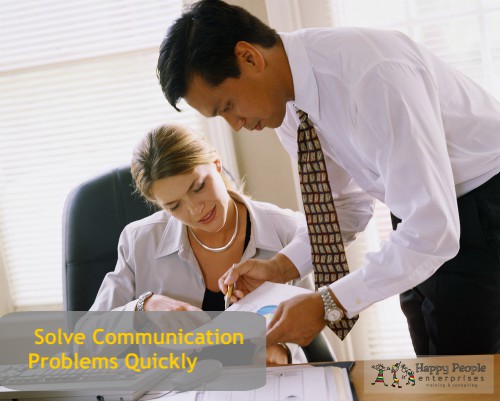 solve communication problems quickly